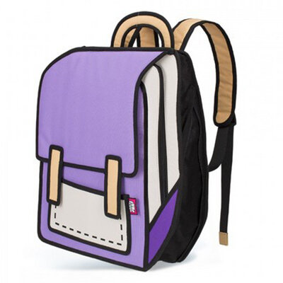 Women Backpack 3D Jump Style 2D Drawing Cartoon Back Bag Comic Messenger Tote Fashion Cute Student Bags Unisex Knapsack Bolos