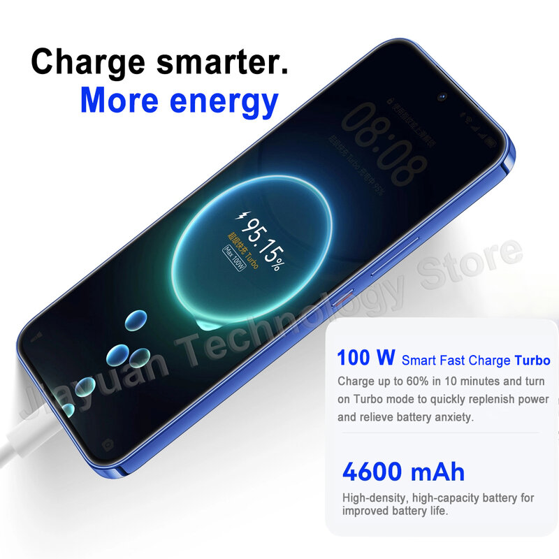 Telefono cellulare originale Huawei Nova 12 6.7 pollici Kirin 830 Octa Core HarmonyOS 4.0 batteria 4600mAh 100W Smartphone NFC SuperCharge