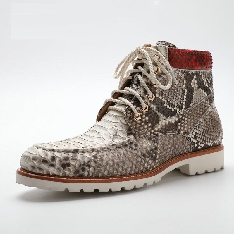 حذاء جلد الثعبان الأصلي للرجال ، أحذية غير رسمية ، موضة للرجال ، وصول جديد ، 6171-1 ، 2023