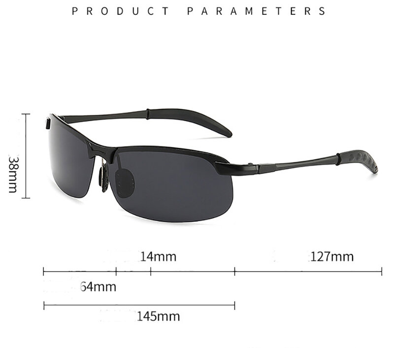 Driving Photochromic Sunglasses Men Polarized Chameleon Discoloration Sun Glasses for Men Women UV400 Male Drive Goggles 2023
