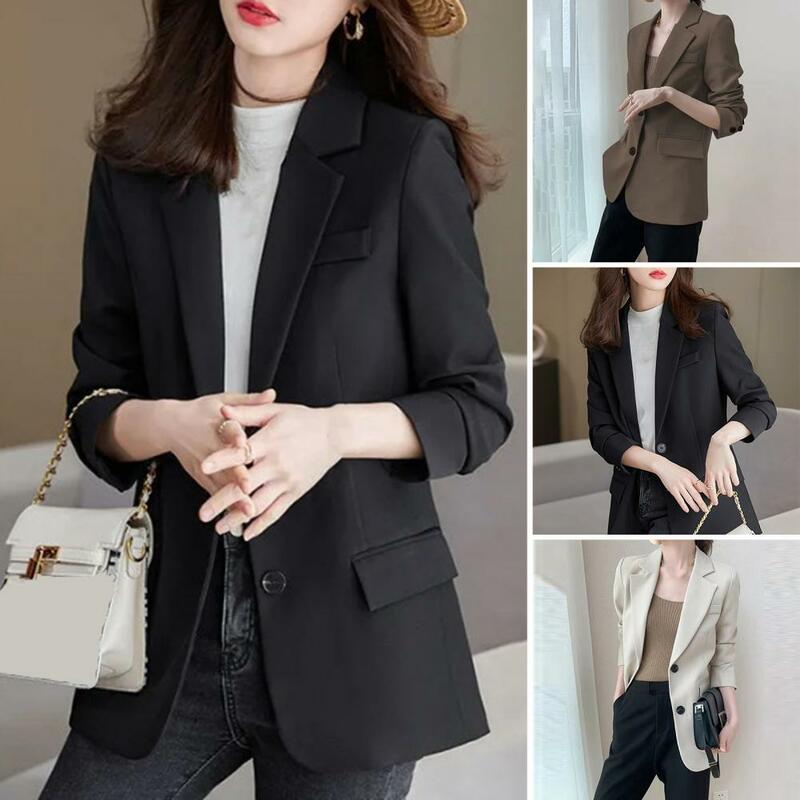 Blazer à fouet pour femme, manteau décontracté, version coréenne, petit adt, design imbibé