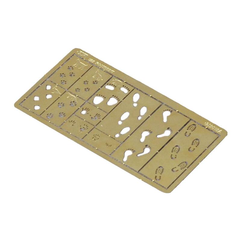 DIY Model Painting Template Various Patterns Brass Etching Sheet for 1/35 Hobby