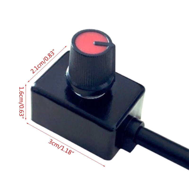 ตัวควบคุมไฟแบบหรี่แสงได้ 0 ~ 10V Dimmer Mini Dimmer Controller Universal RV Yacht Accessories