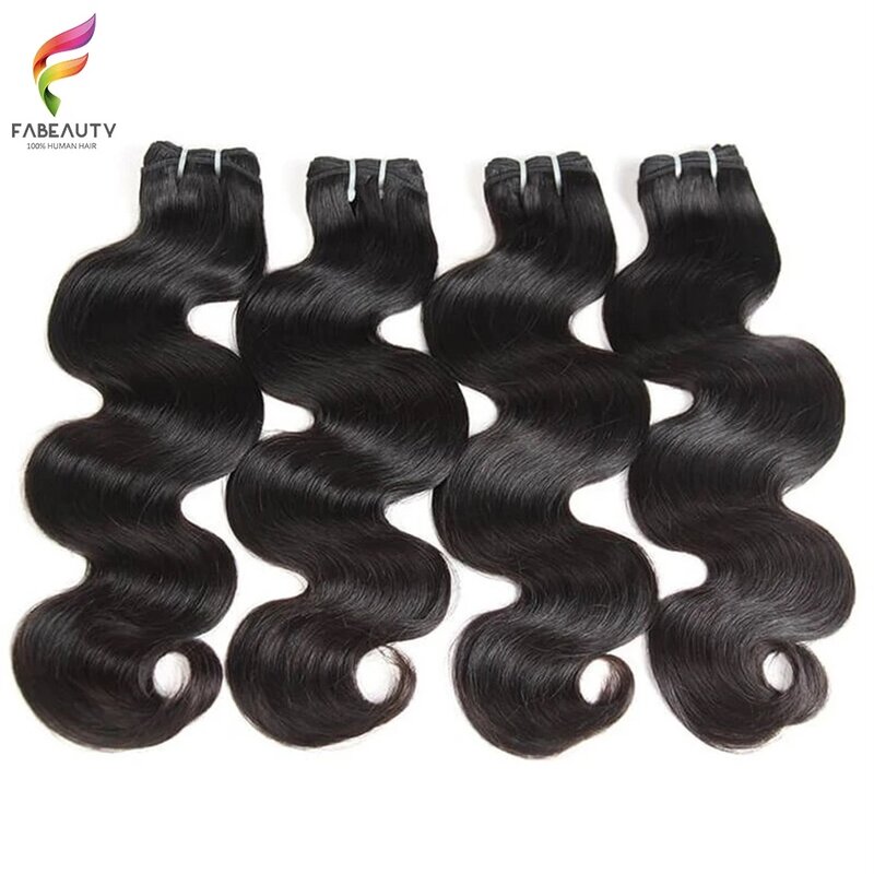 Brazilian Remy Body Wave Bundles, extensões naturais de cabelo humano, 100% cabelo humano tecelagem, 30 ", 50g, 1 Pacotes, 3 Pacotes, 4 Pacotes