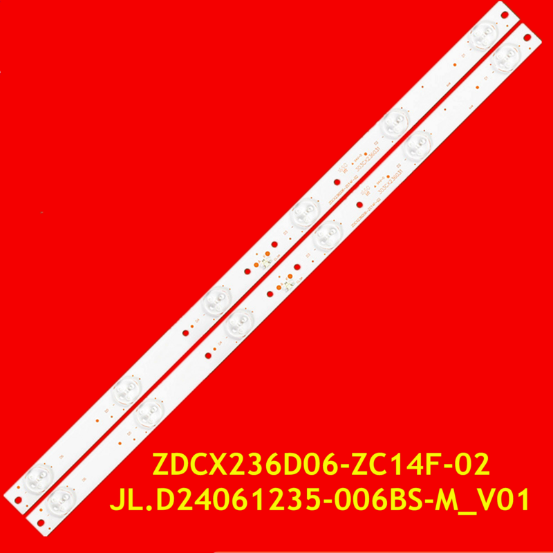 Strip LED untuk LEF-2419D RLED2445A-G AKTV2413T LEA-24V61W 24NE4000 LE-2419D 24DM3500 ZDCX236D06-ZC14F-02