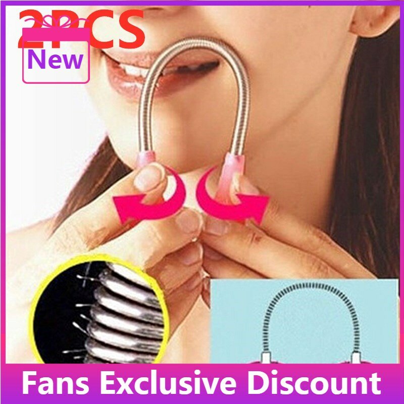 NEW Fashion Facial Hair Remover Face Hair Spring Remover Stick Epilator Removal Threading Beauty Tool Removal Wax Makeup Tools