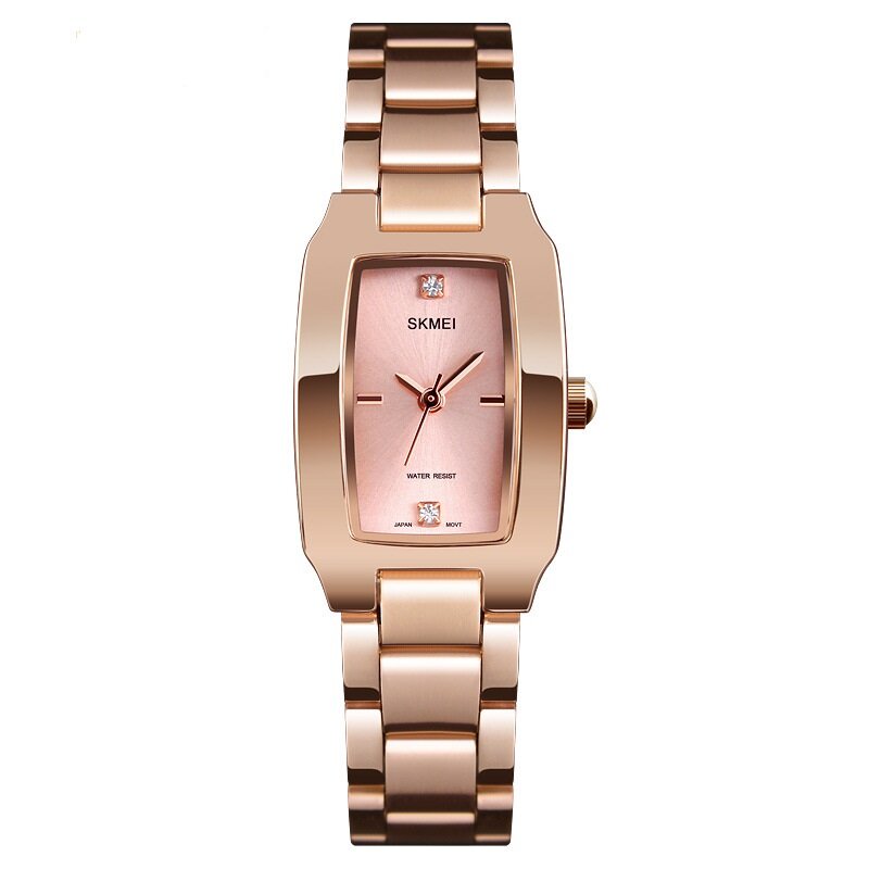 Модные Роскошные элегантные водонепроницаемые кварцевые часы для женщин, маленькие изысканные наручные часы с браслетом из нержавеющей стали для женщин