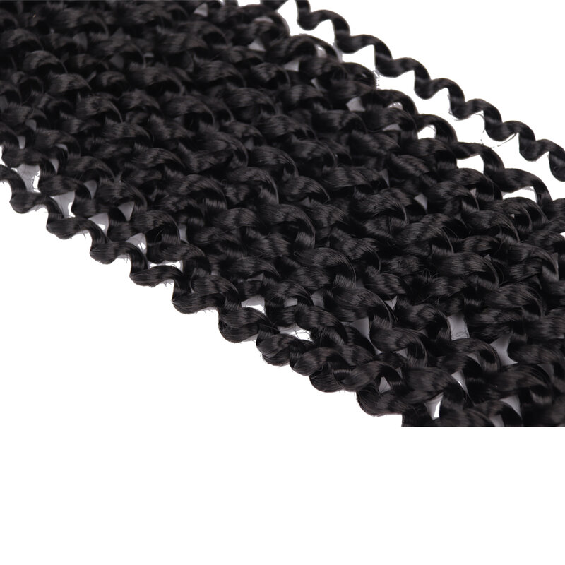 18 Inch Passion Twist Crochet Hair For Black Women Water Wave Crochet Braiding Hair Extensions