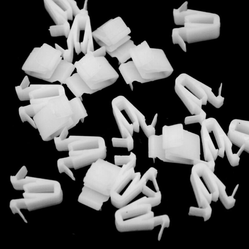 Durable High quality New Clips 20pcs #67771-58010 For Auveco A21369 For Lexus For Toyota Tundra For Tundra 2007-On White
