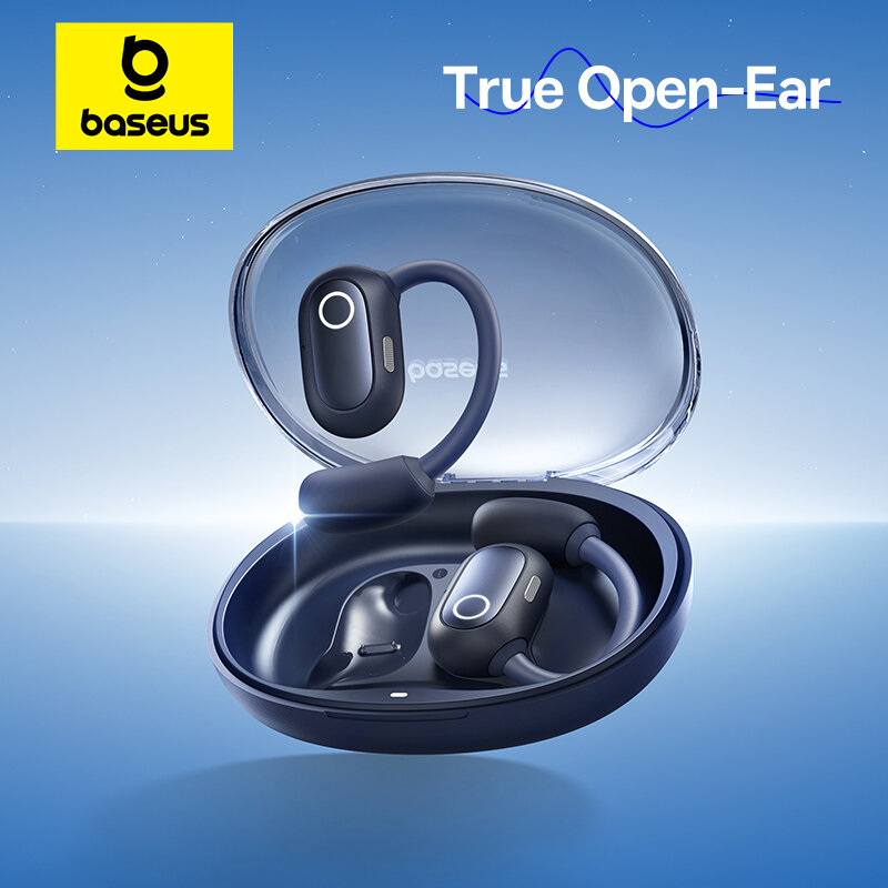 Baseus Eli Sport 1 cuffie Open Ear OWS Bluetooth 5.3 auricolari Wireless cuffie a conduzione d'aria auricolari sportivi con suono basso