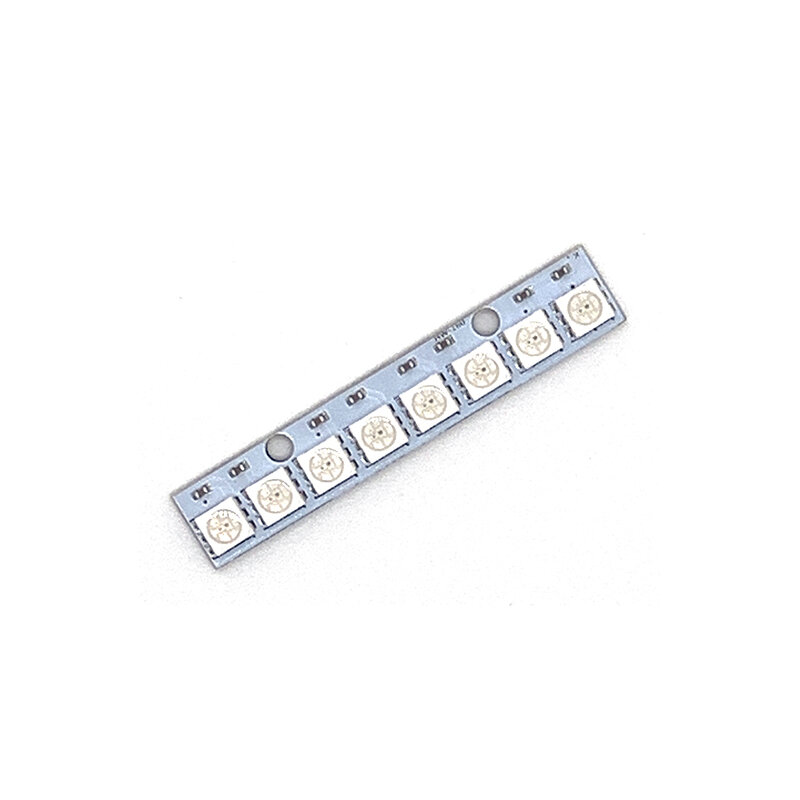Module Led multicolore, perles de lampe intégrées, carte droite, bricolage, Ws2812 Rgb 5050, 8 bits