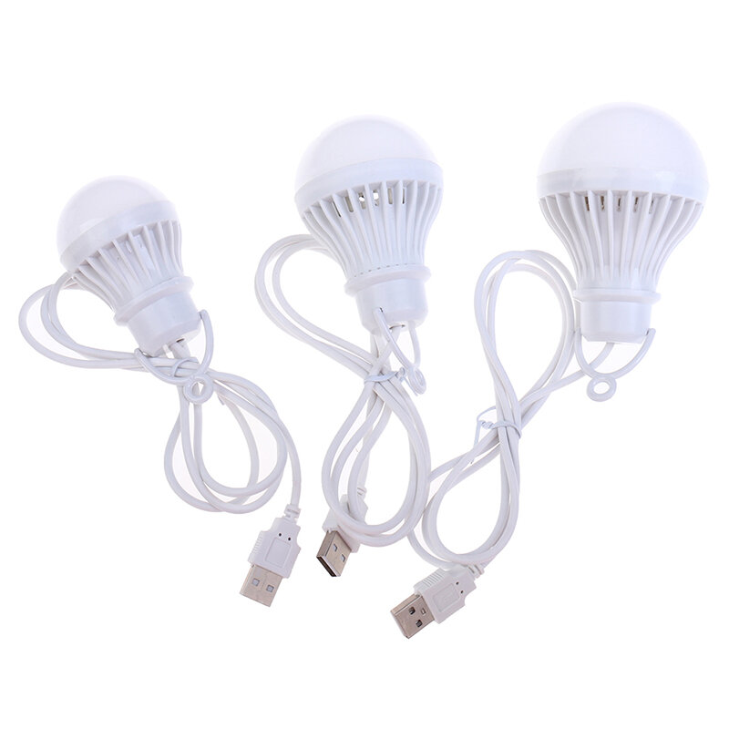 1pcs 3W/5W/7W Power  Portable Lantern Camp Lights USB Bulb Outdoor Camping Multi Tool