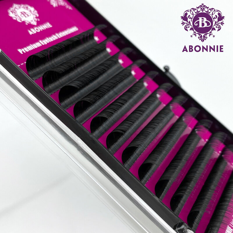 Abonnie Fluffy Classic Lashes Extensions Premium Individual Eyelashes Extensions Volume Cilios All Szie