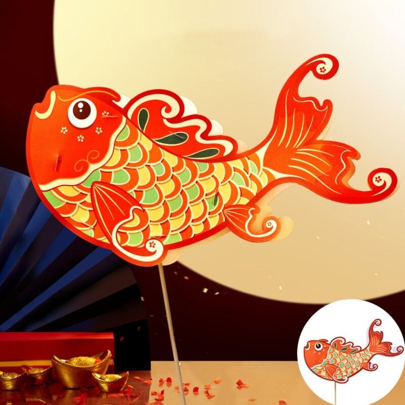 Фонарь Детский Яркий ручной работы в китайском стиле
