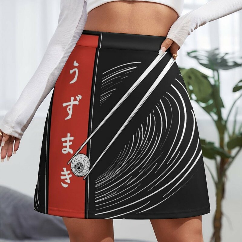 Uzumaki-minifalda para mujer, faldas de verano, ropa