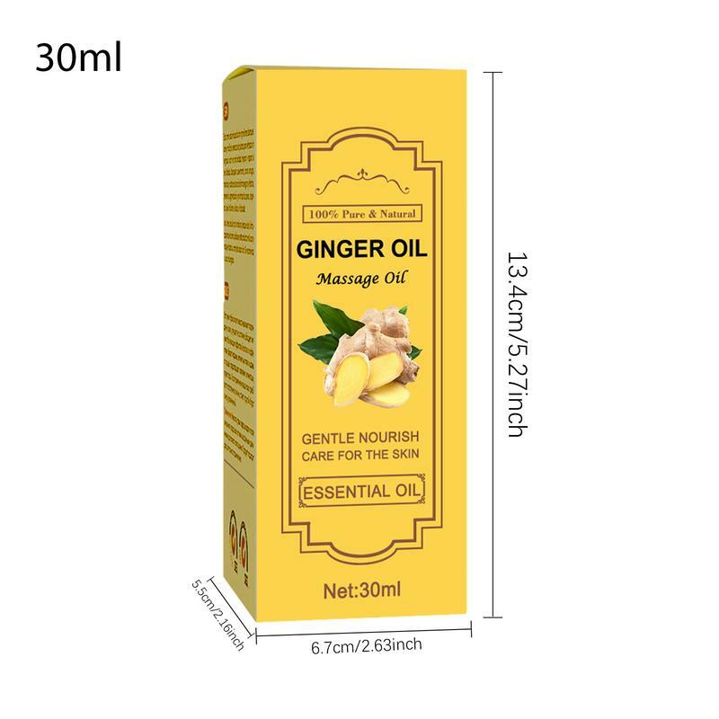 Belly Drainage Ginger Oil | Belly Drainage Ginger Oil Weight Loss Fast | 30ml Plant Extract Drainage Ginger Oil Skin Tightening