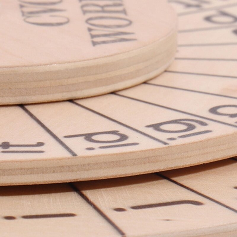 Gioco parole ortografia in legno Giocattolo educativo precoce per bambini che imparano Puzzle lettere rotanti per