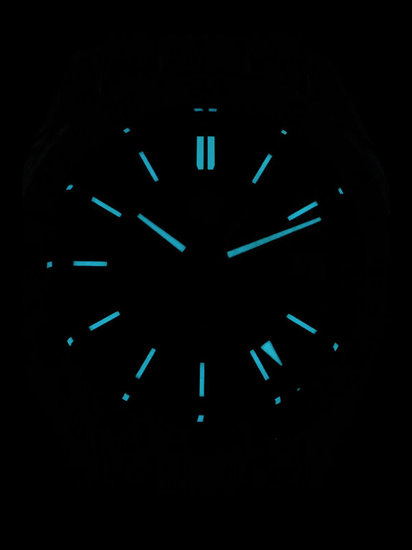 San Martin 42Mm Mop Wijzerplaat Heren Luxe Horloges Zakelijke Jurk Horloge Nh34 Gmt Automatische Mechanische Saffier Lichtgevende 10bar Sn0130