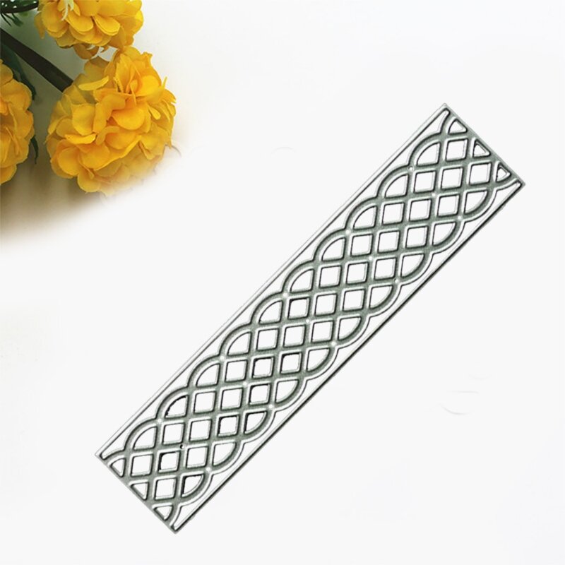 Metal Cutting Dies Stencil Fan-shaped Rectangle Embossing Die Template Handmade Wedding Invitation Card Decorations
