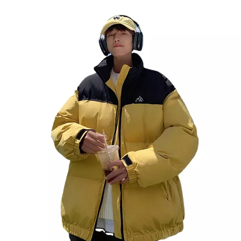 Mantel katun musim dingin, mantel katun ukuran besar 3XL untuk pria, jaket roti hangat pria, pakaian pria ukuran besar, musim dingin, 2023