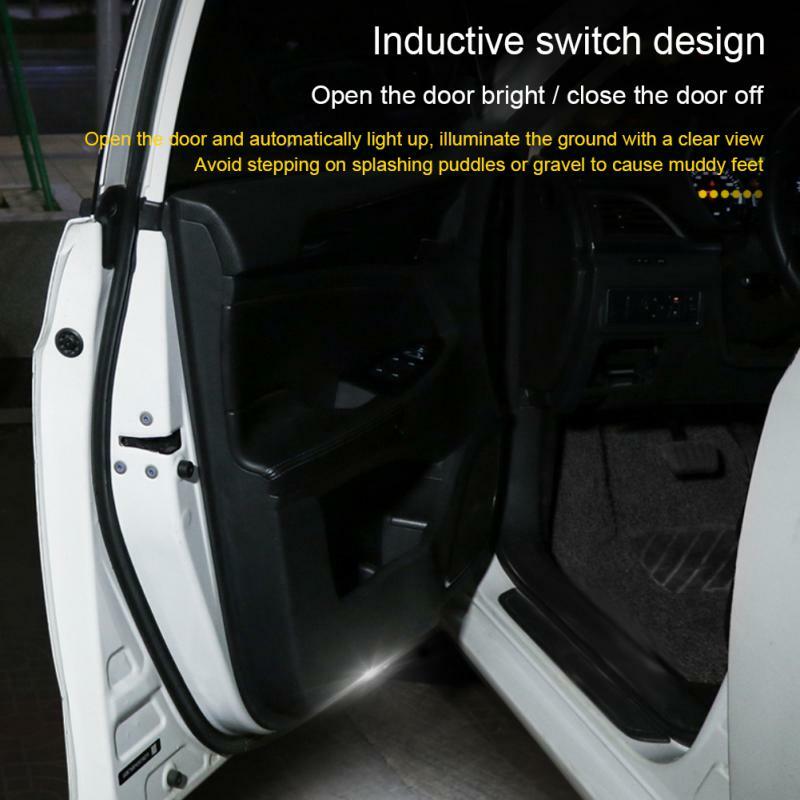 インテリジェントワイヤレスドアライト,車のドアの照明,USB充電式,磁気,ナイトライト,ウェルカムライト,1〜10個。