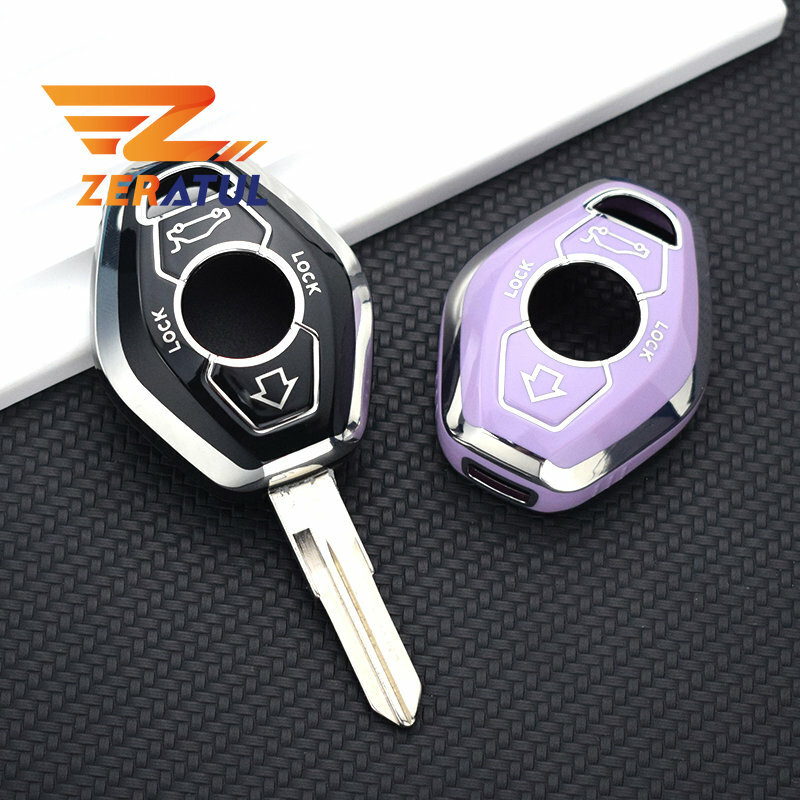 TPU Car Key Case Cover Protector Shell Fob Holder For BMW 3 5 7 Series E38 E39 E46 E83 M5 325i X3 X5 Z3 Z4 Accessories