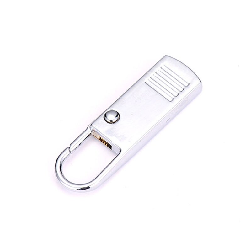 Zipper Pull Tab Replacement Metal Extension Fixer for Luggage Backpack Suitcase