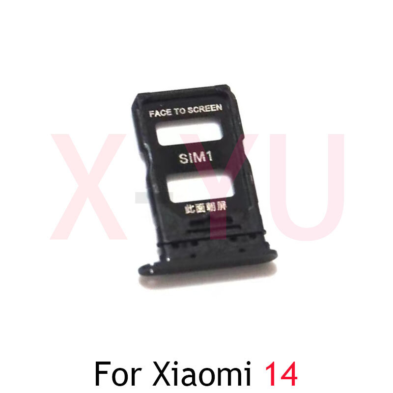 Dudukan baki kartu SIM, 5 buah untuk Xiaomi Mi 14 Pro Ultra / Mi14 bagian perbaikan pengganti adaptor
