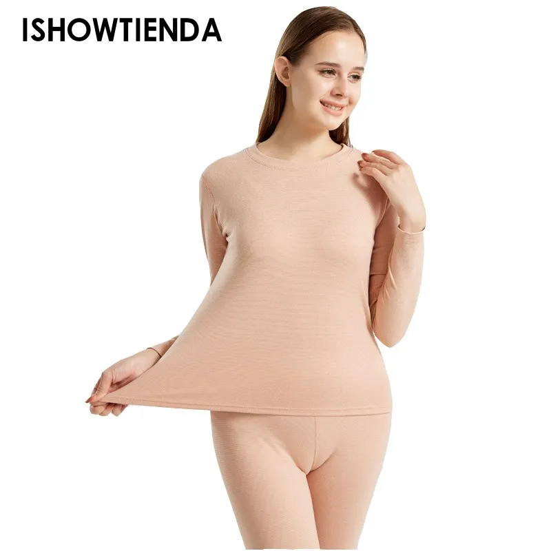 Women's Thermal Underwear Set Suit Seamless Heating Thermal Underwear Slim Fit High-elastic Waist Support Slimming Clothes