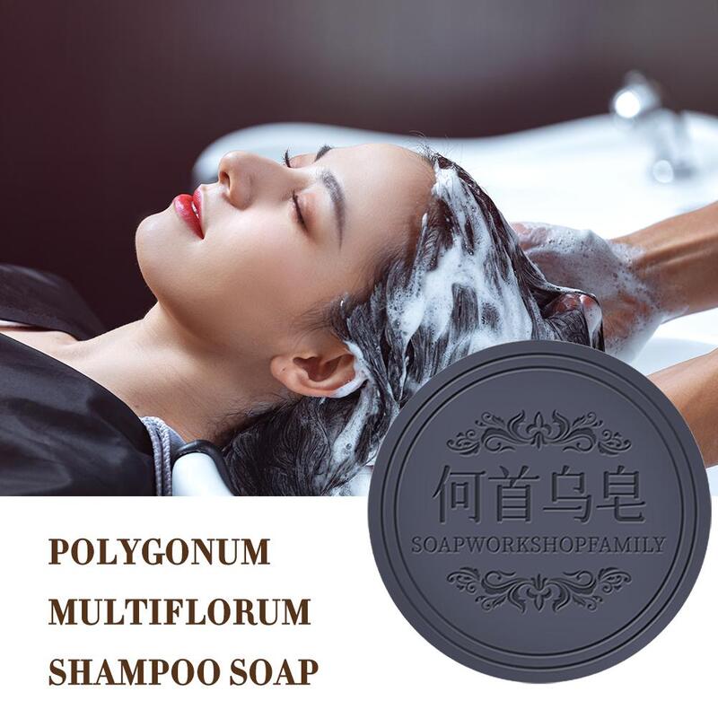 Natural Ingredient Polygonum Hair Darkening Shampoo Repair Organic Soap Hair Trophorepair Solid Conditioner Natural Hair Q6O8