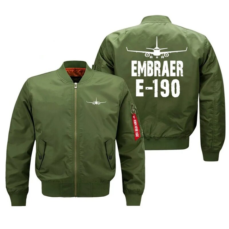 Embraer E-190 Pilots Ma1 Bomber Jackets for Men Spring Autumn Winter Aviator Man Jackets Coats