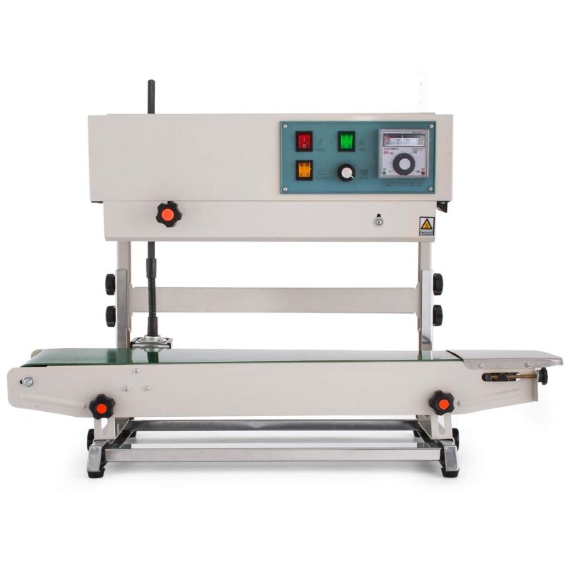 Happybuy Continuous Band Sealer FR-900, Vertical Automatic Continuous Sealing Machine with Digital Temperature Control, Vertical