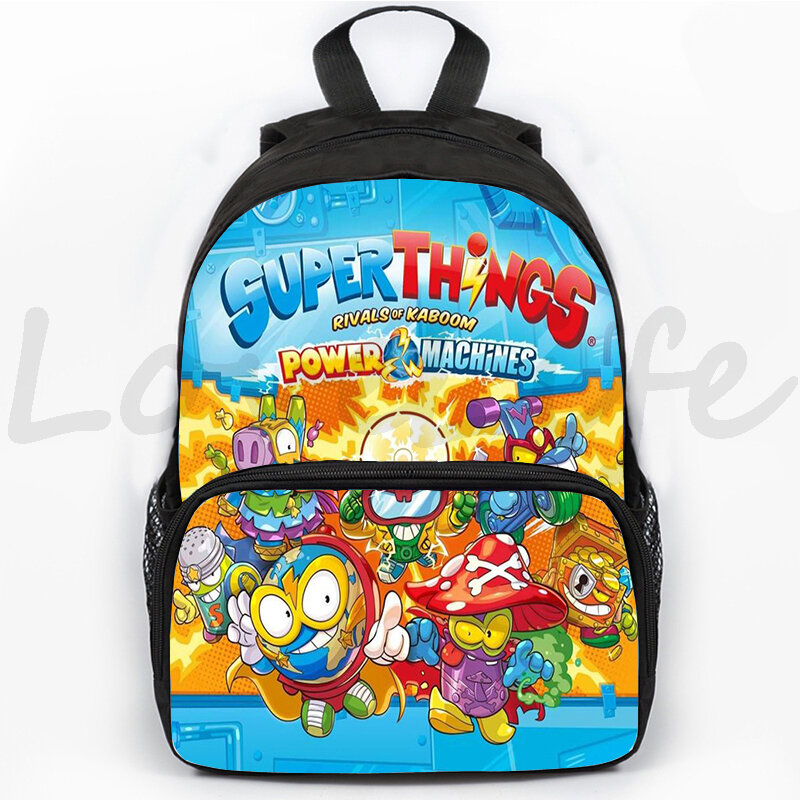 Superzings plecaki dla chłopców, dziewcząt, dzieci, seria gier Super Zings, kreskówkowy tornister plecak podróżny, Anime, torby szkolne