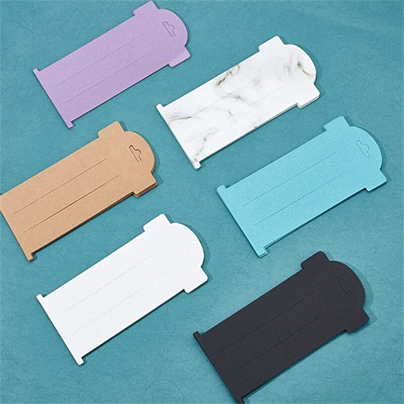 20pcs Hair Clip Display Card Bow Pin Holder cartone per gioielli regalo Packaging Organizer forniture per piccole imprese