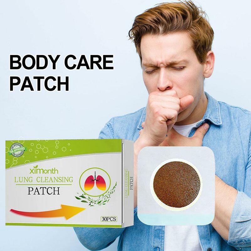 Lung Repair Patches 4pcs/box Cough Patches To Relieve Nasal Discomfort Cleanse Lung Plasters Effective Skin Care For Men Women