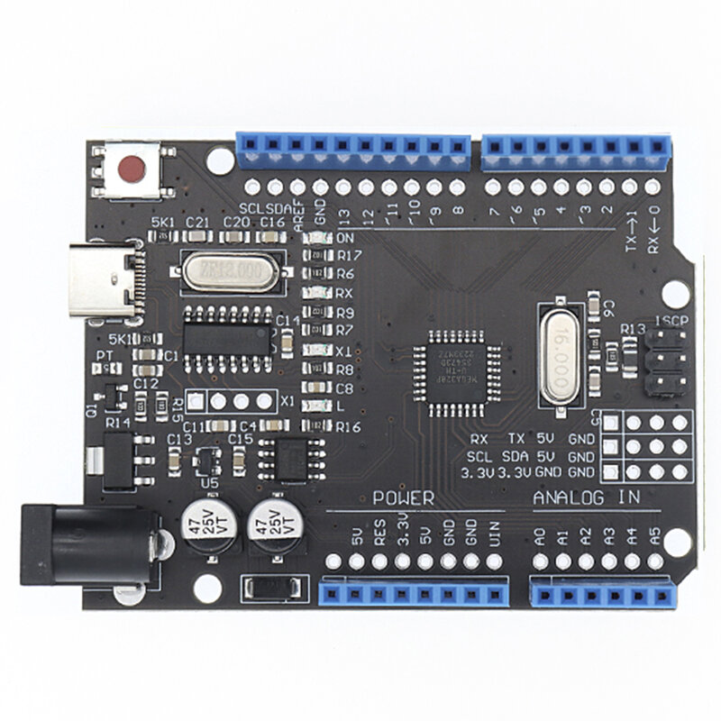 Development board  for UNO R3 CH340G+MEGA328P SMD Chip 16Mhz For Arduino UNO R3 USB CABLE ATEGA328P One set