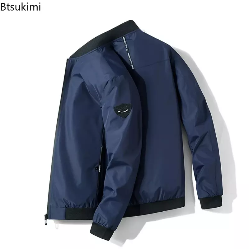 Nuova giacca Casual moda uomo 2024 primavera autunno sport tempo libero gioventù peluche cappotto Stand Collar Top Blazer giacca Outdoor maschile