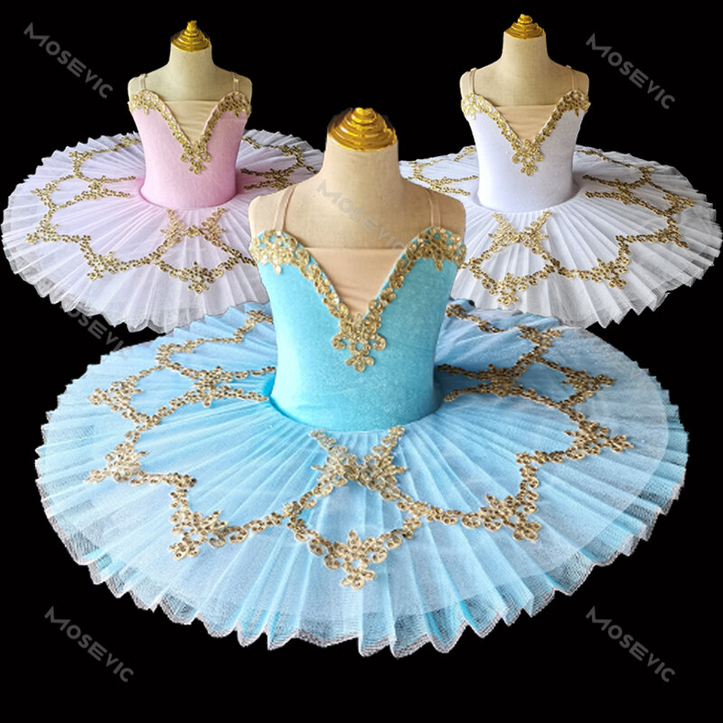 Profesjonalna baletowa spódniczka Tutu dzieci dzieci Pancake talerz Tutu balerina impreza sukienka dla dorosłych kobiet dziewczyny taniec baletowy kostiumy