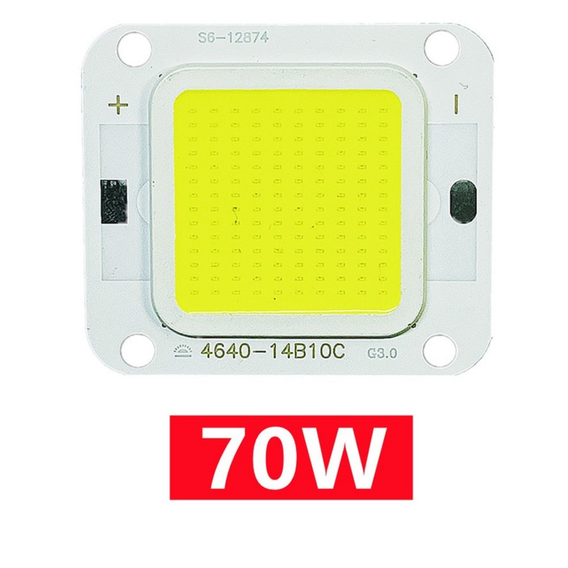 VnnZzo-LED COB 칩 10W 20W 40W 슈퍼 파워 50W 60W 70W, 투광 조명 스포트라이트 전구 다이오드 LED 천장 조명 램프 소스