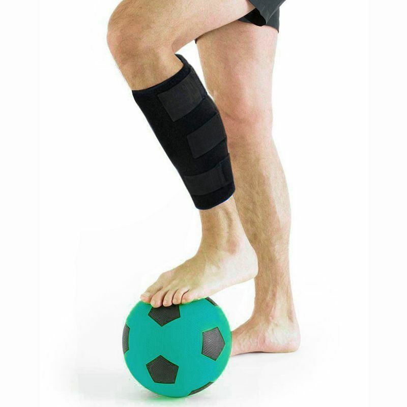 FBIL-Wootshu фиксаж голени Регулируемая шина поддержки рукава для поддержки ноги компрессионная обертка для вытянутой икры боли в мышцах растяжение тела, Sw