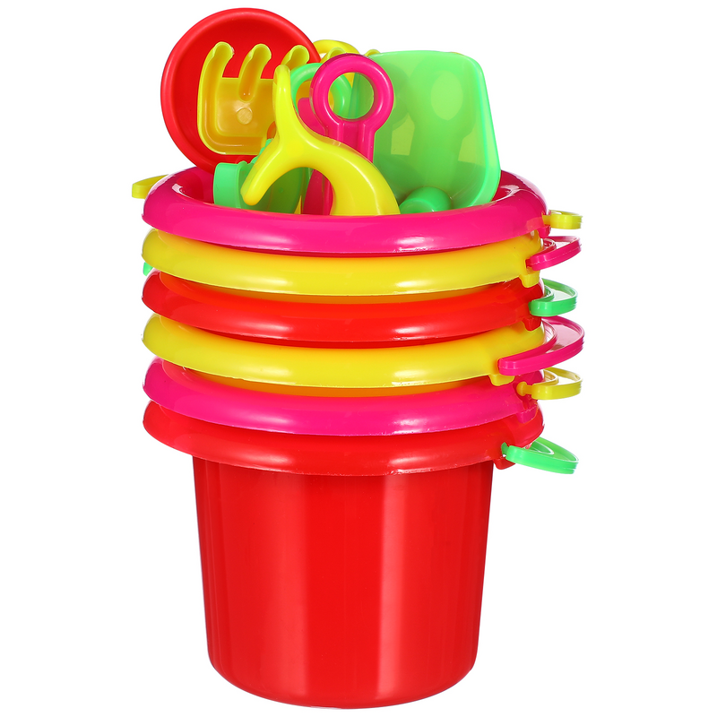 Mini jouets de plage pliants pour enfants, plastique, sable, bébé, nourrisson, E27, 24 pièces