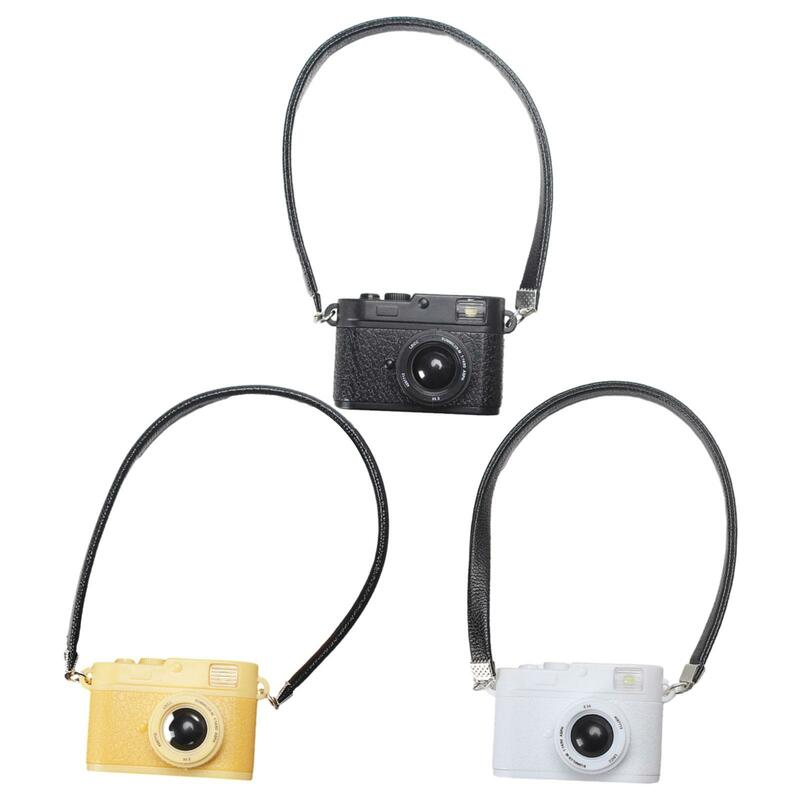 Retro Mini Camera Creatieve Miniatuur Camera Voor Poppenhuis Doen Alsof Spelen Kinderen