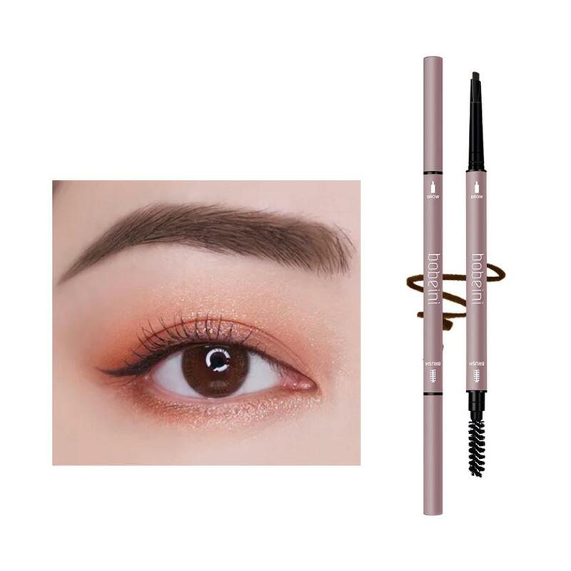 Eyebrow Pencil Natural Easy To Use Ultra-fine Eyebrow Geometric Long-lasting Cosmetics Pencil Colorful selling Dual-end W2F3