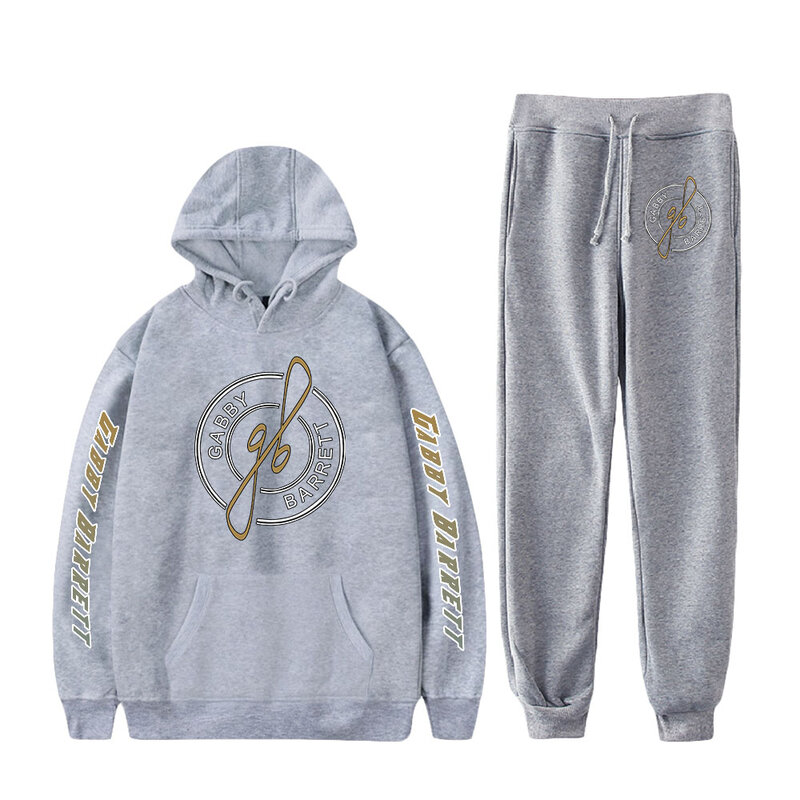 Gabby Barrett Merch Hoodie Sweatpants Two Piece Set Long Sleeve Man Woman Suit Free Shipping Casual Style 2022 Hip Hop Clothes