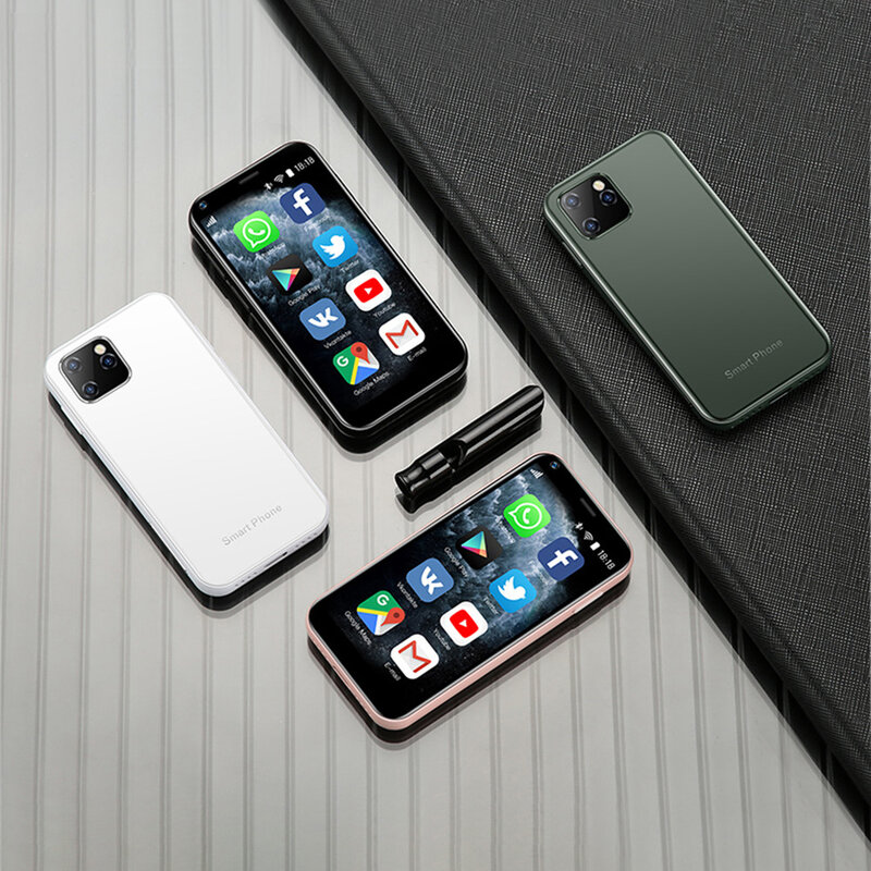 SOYES 7S XS11 Android Mini Smartphone 2.5 Cal Quad Core Dual SIM z Wifi odblokuj aparat Google Play sklep mały telefon komórkowy