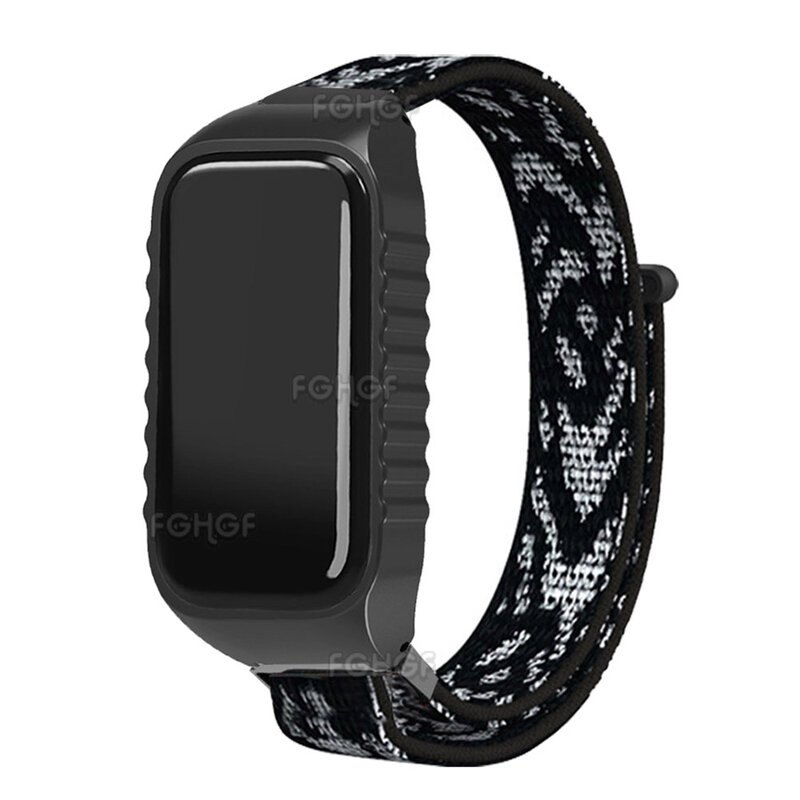Voor Xiaomi Smart Band 8 Actieve Band Nylon Loop Polsband Armband Voor Mi Band 8 Actief Horloge Band Correa Riem Accessoires