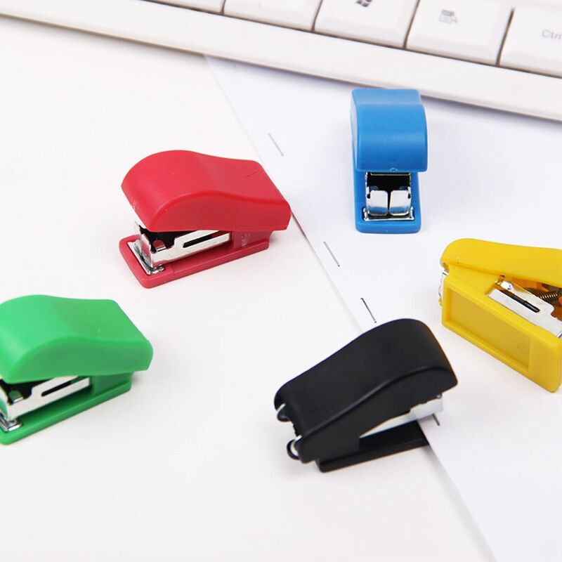 Mini Office Accessories Teacher Tool Finisher Paper Binding Stapler Set Stationery