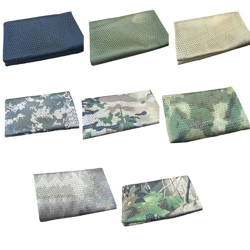 Camouflage Gesichtsbedeckung Kopftuch für Militärtaktiken Mesh Neck Wrap DXAA