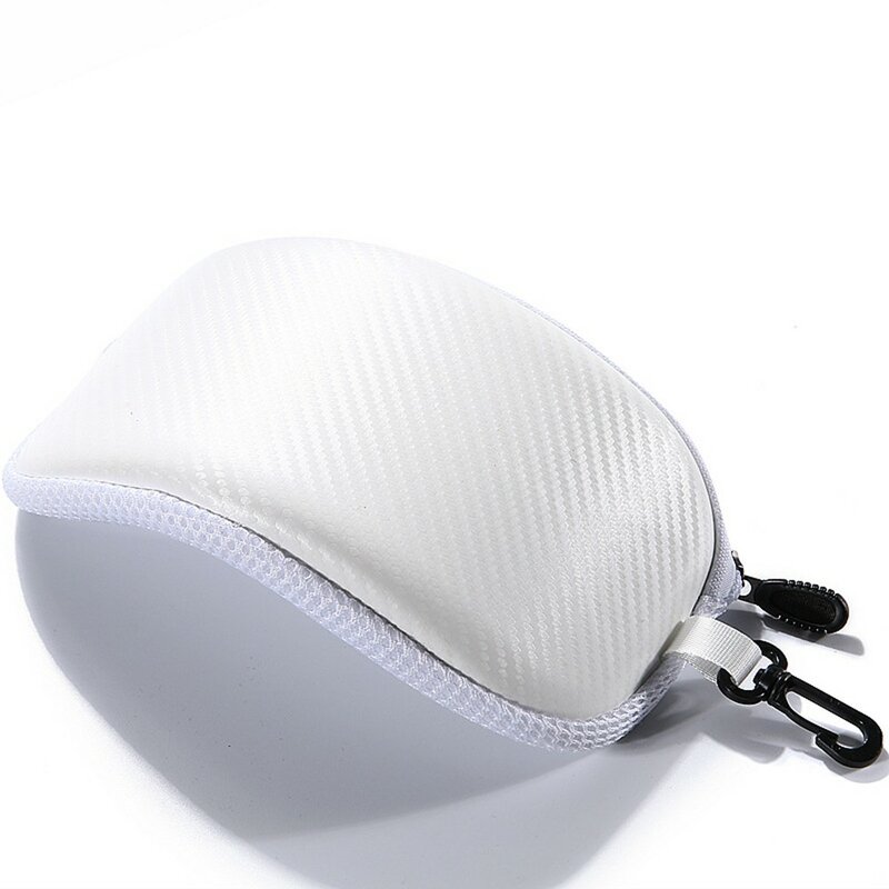 Útil e durável estojo de óculos, Branco Goggle Hard Case Bag, Protetor de Esqui, Venda Quente, 22x12.5cm, 58g