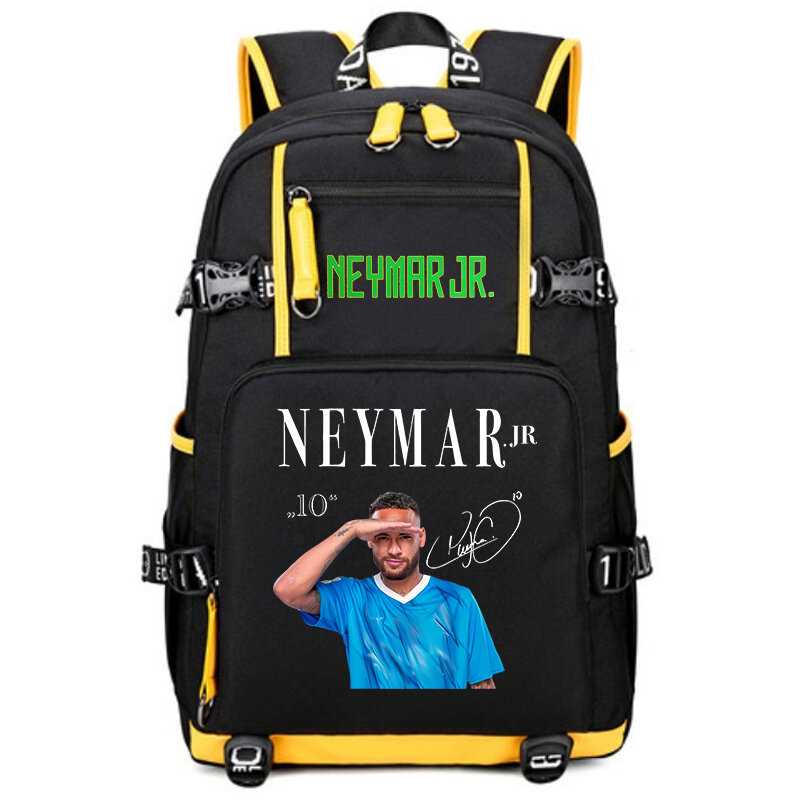 tornister studencki z nadrukiem awatarskim neymar plecak młodzieżowy na co dzień torba podróżna na zewnątrz